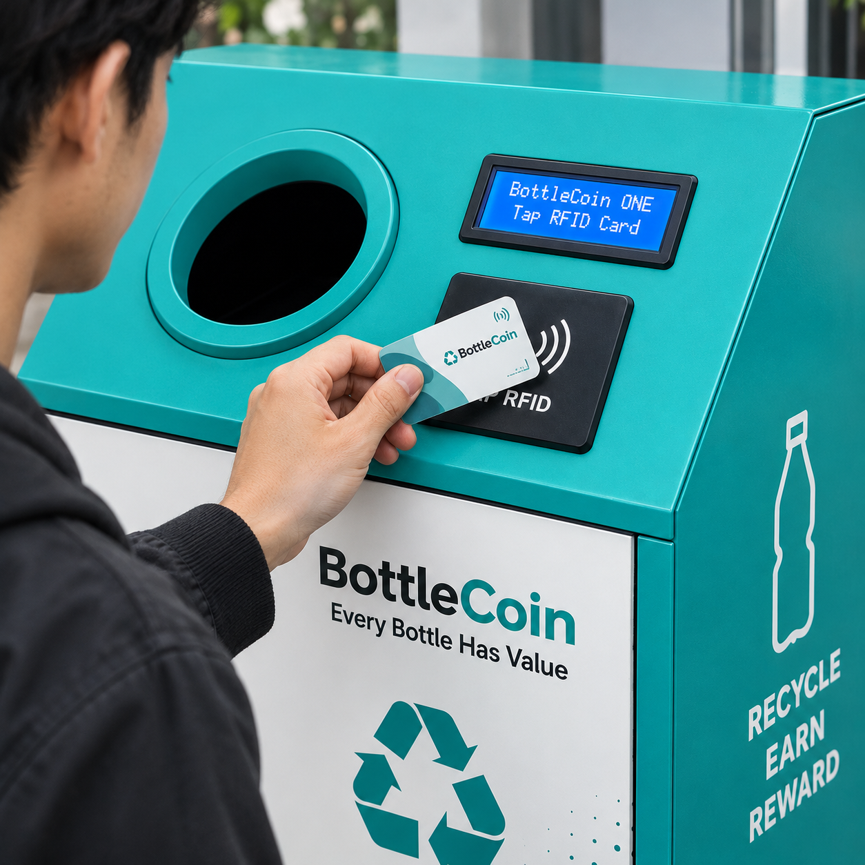BottleCoin ONE RC522 RFID reader