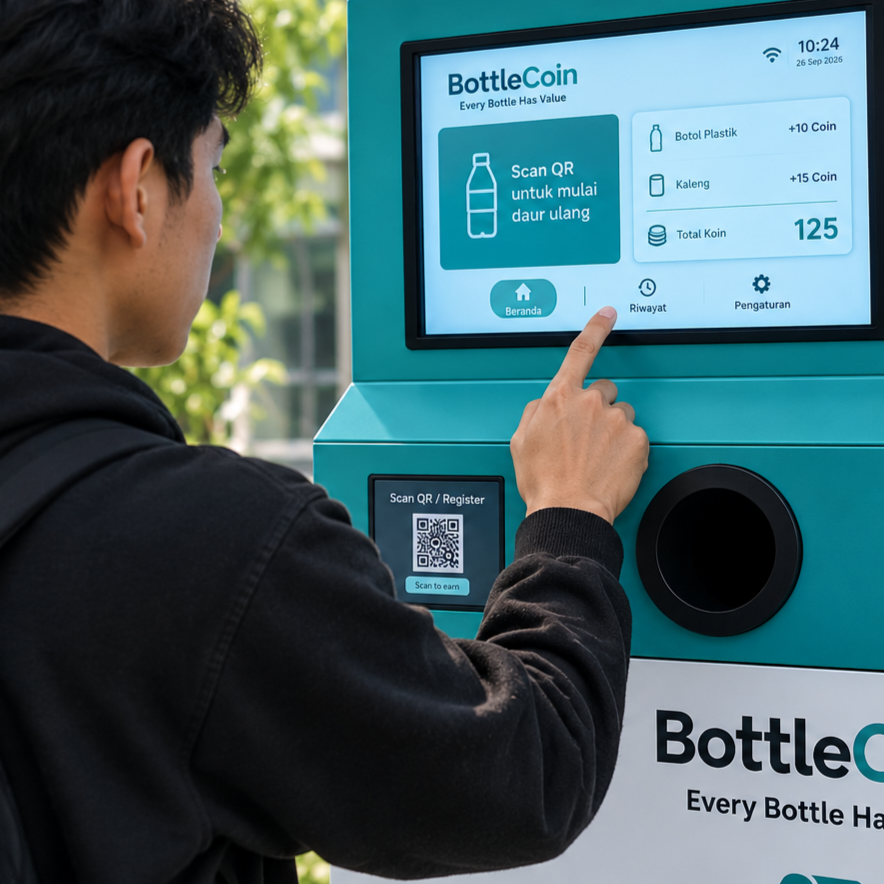 BottleCoin X 16×2 LCD display