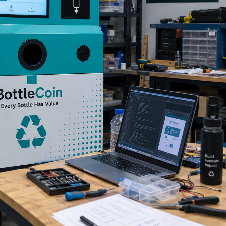 BottleCoin X prototype under development