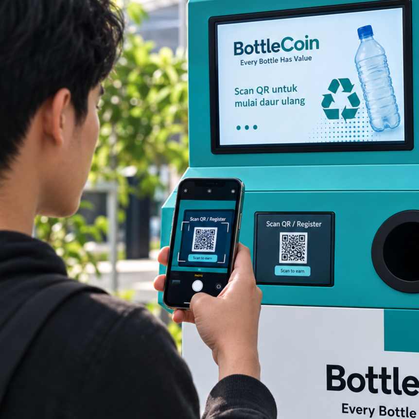 BottleCoin X QR identification